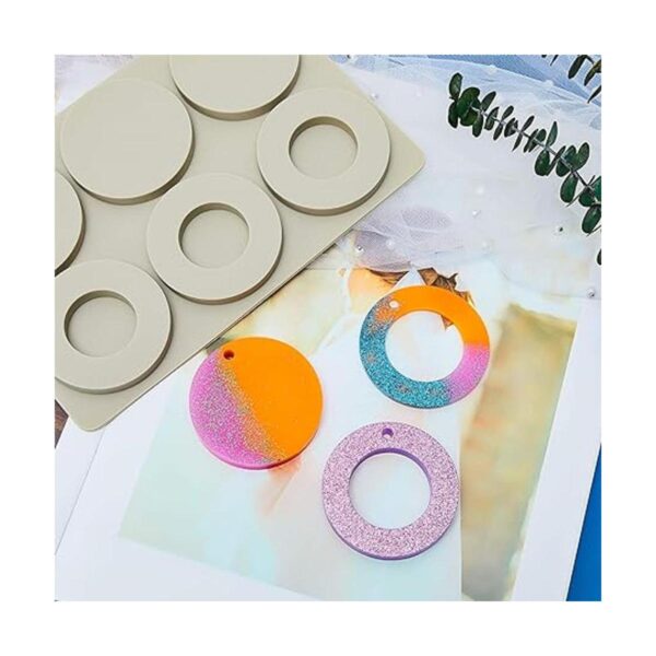 2 moldes de silicona para moldes de cera llavero molde