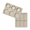 2 moldes de silicona para moldes de cera llavero molde