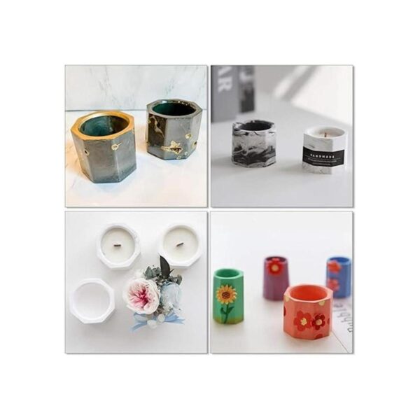 2 moldes de silicona para macetas de flores plantas