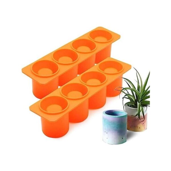 2 moldes para plantas suculentas maceta de hormigón