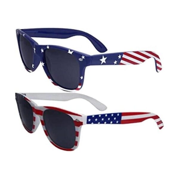 2 pares de gafas de sol americanas a granel con bandera de_1