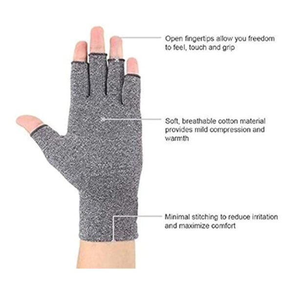 2 pares de guantes de compresión de artritis para alivio_3