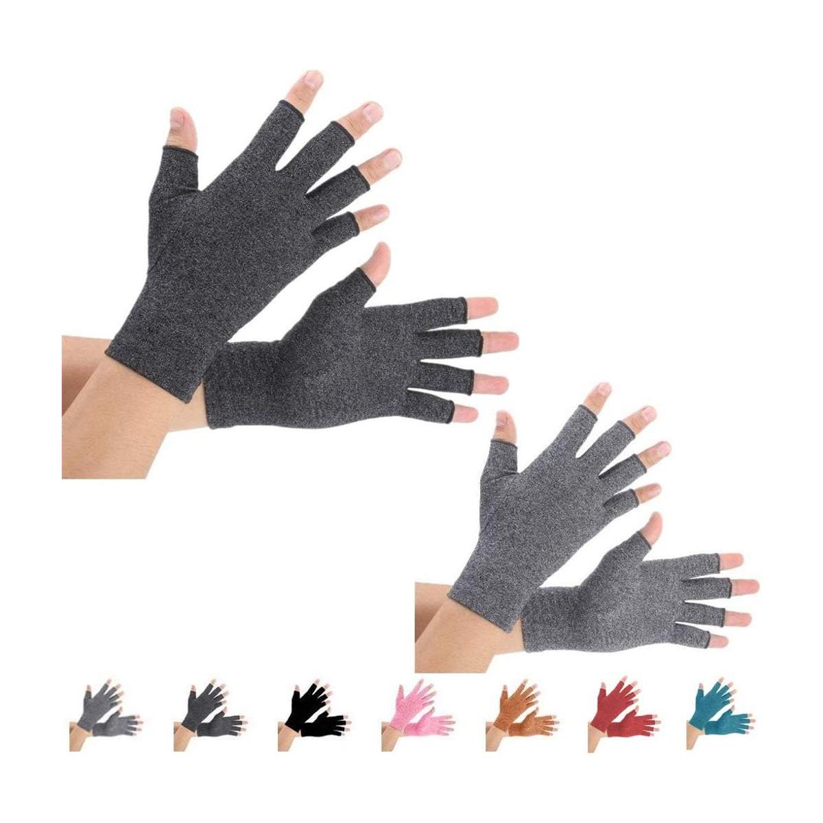 2 pares de guantes de compresión de artritis para alivio