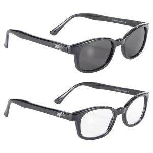 2 pares de lentes de sol XKD para motociclista montura