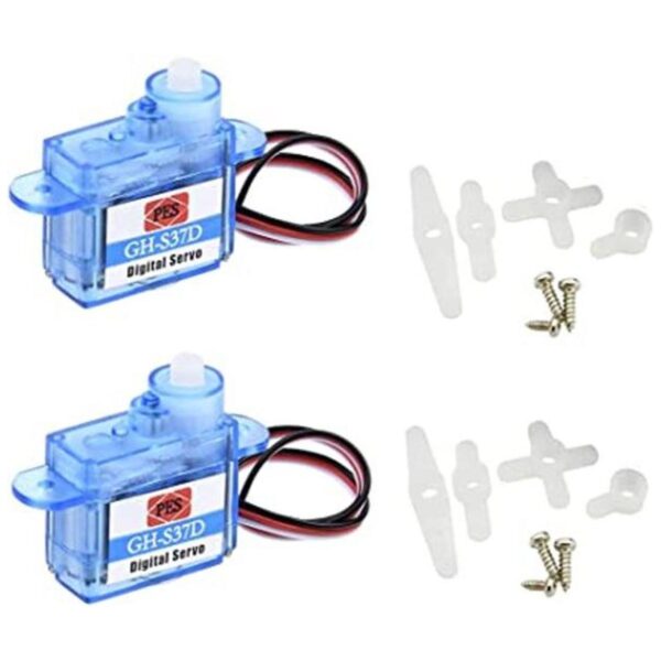 2 piezas GHS37D 0.13 oz mini servo digital súper ligero_1