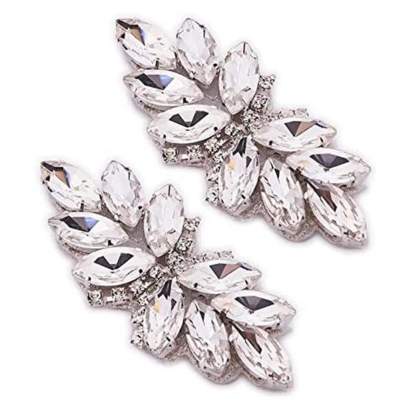 2 piezas de apliques de cristal de diamantes de imitación_1