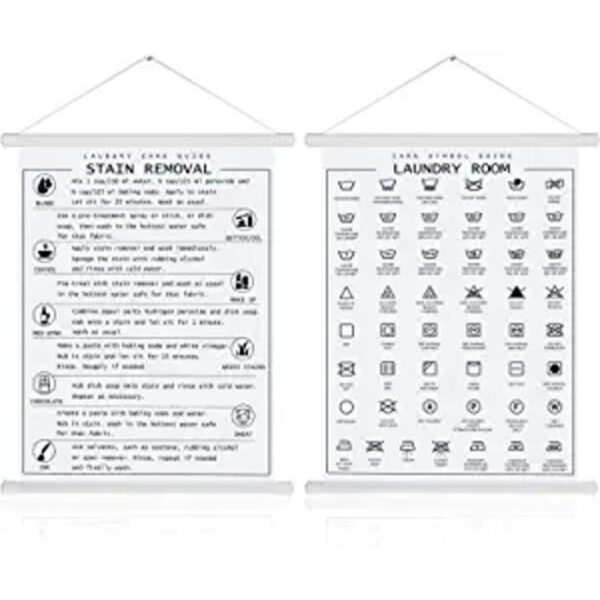 2 piezas de decoración de cuarto de servicio símbolos de_1