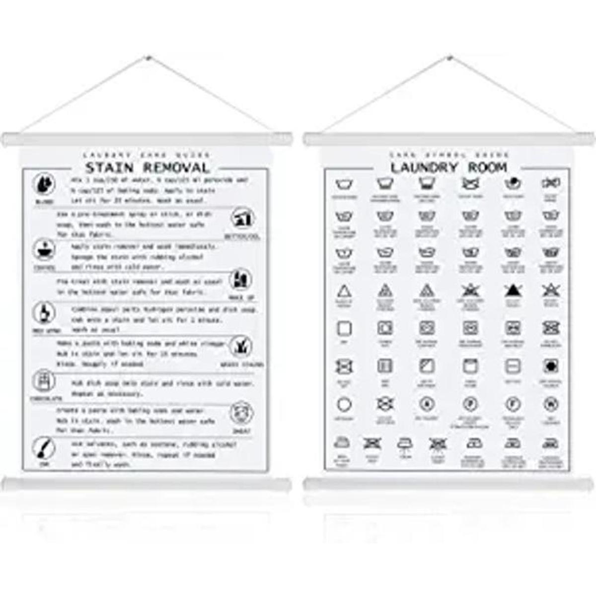 2 piezas de decoración de cuarto de servicio símbolos de