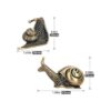 2 piezas de decoración de caracol al aire libre estanque