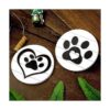 2 piezas de letrero de madera para mascotas decoración de
