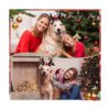 2 piezas de disfraz de Navidad para perro Papá Noel