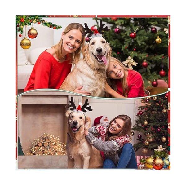 2 piezas de disfraz de Navidad para perro Papá Noel