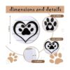 2 piezas de letrero de madera para mascotas decoración de