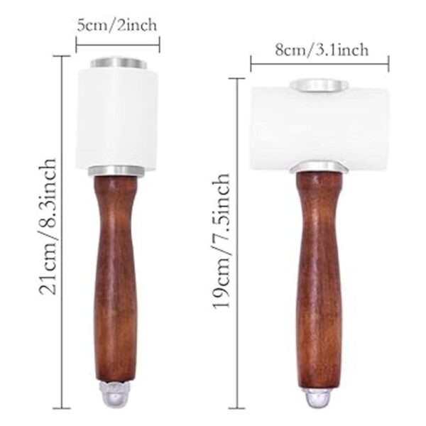 2 piezas de martillo de cuero para tallar manualidades_2