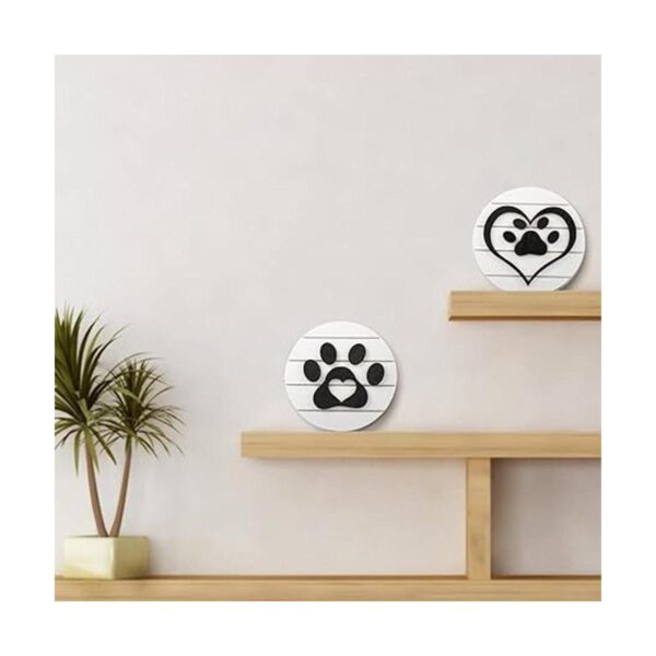 2 piezas de letrero de madera para mascotas decoración de