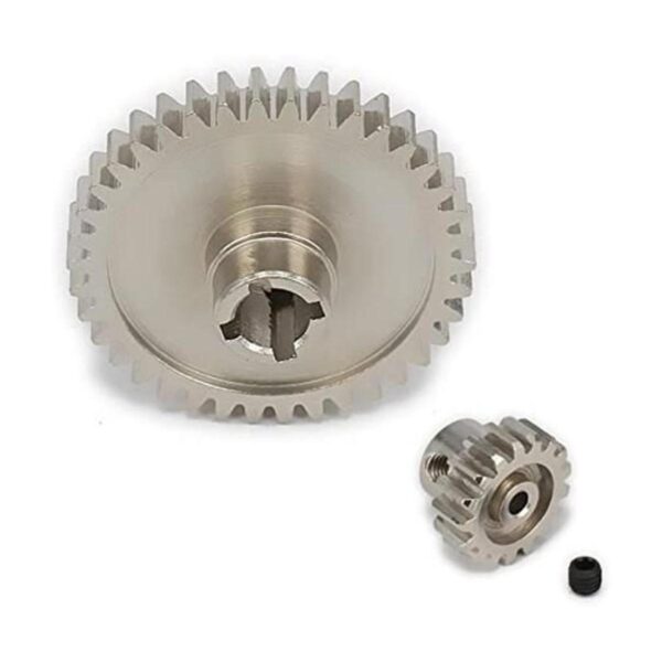 2 piezas de metal acero diff engranaje principal 38T motor_1