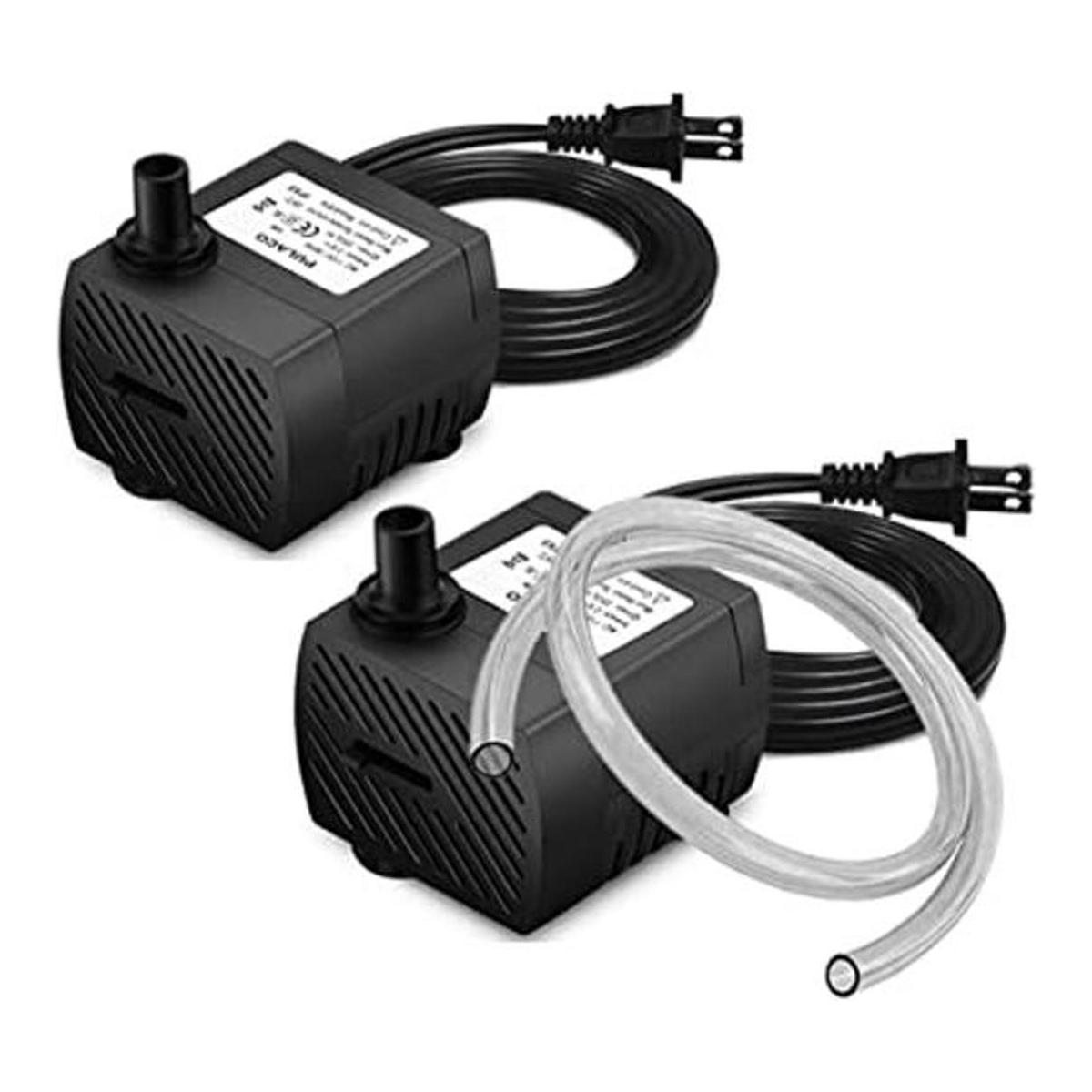 2 piezas de mini bomba de agua sumergible 95 GPH 5 W