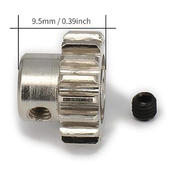 2 piezas de metal acero diff engranaje principal 38T motor_5