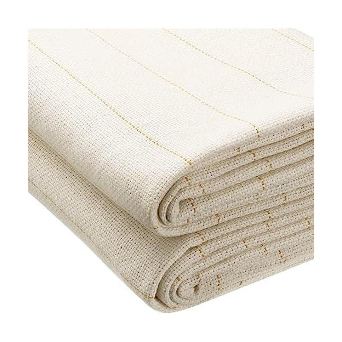 2 piezas de tela de monje de 79 x 59 pulgadas de tela de