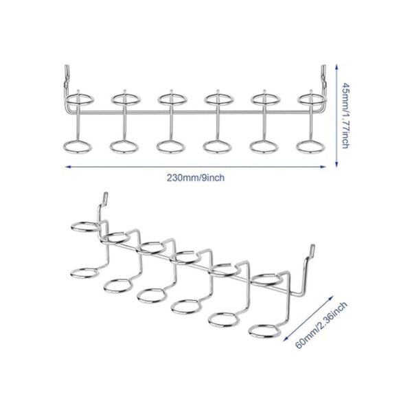 2 piezas de soporte multiherramienta de seis herramientas