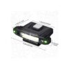 2 piezas ultra brillante mini LED clip en tapa luz