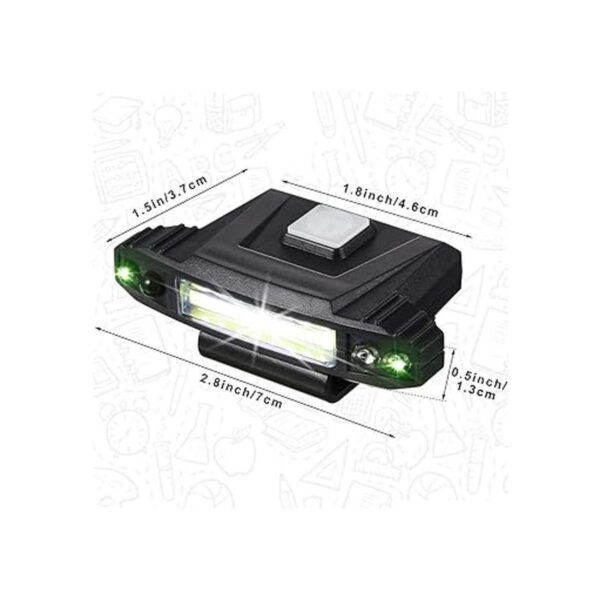 2 piezas ultra brillante mini LED clip en tapa luz