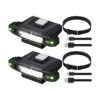 2 piezas ultra brillante mini LED clip en tapa luz