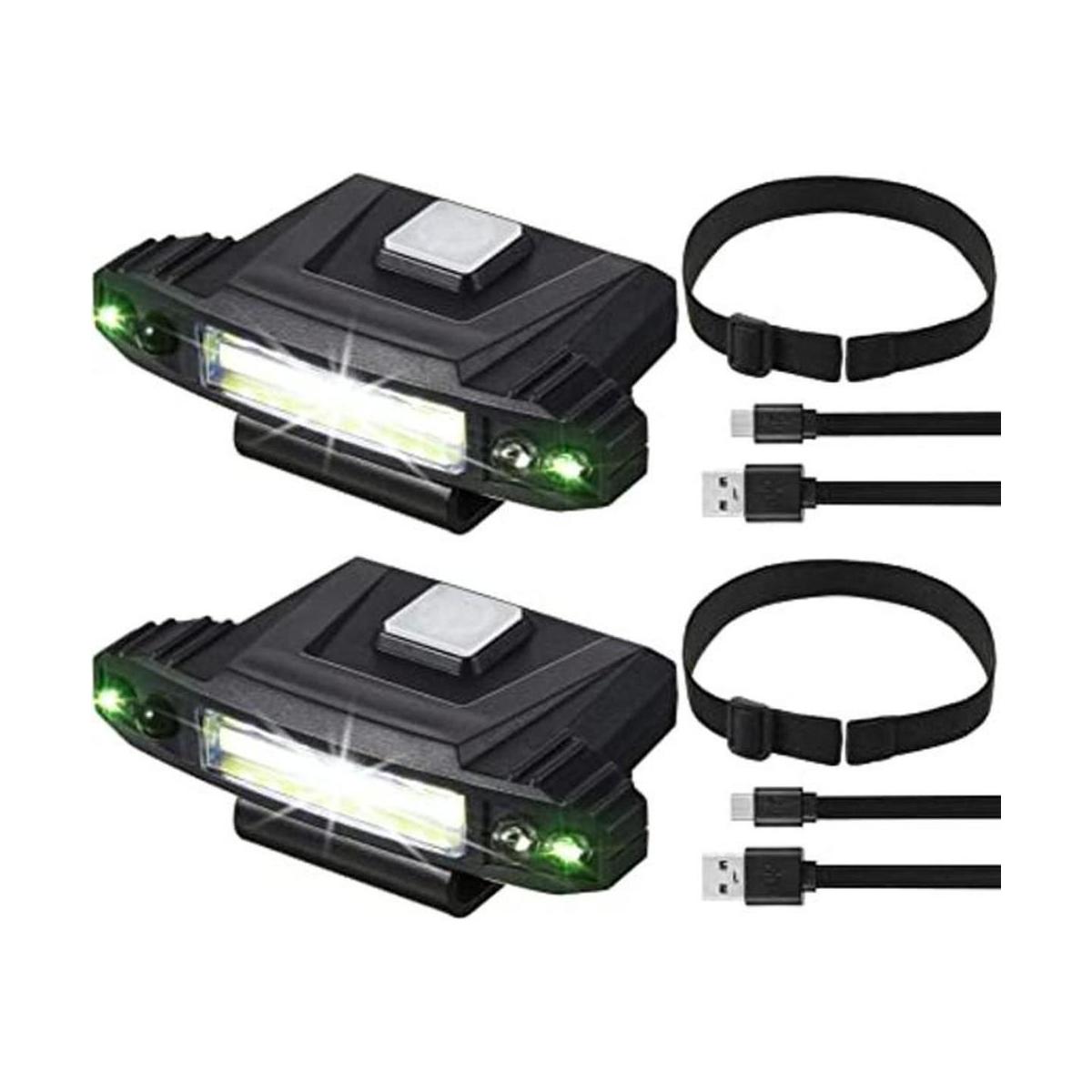 2 piezas ultra brillante mini LED clip en tapa luz