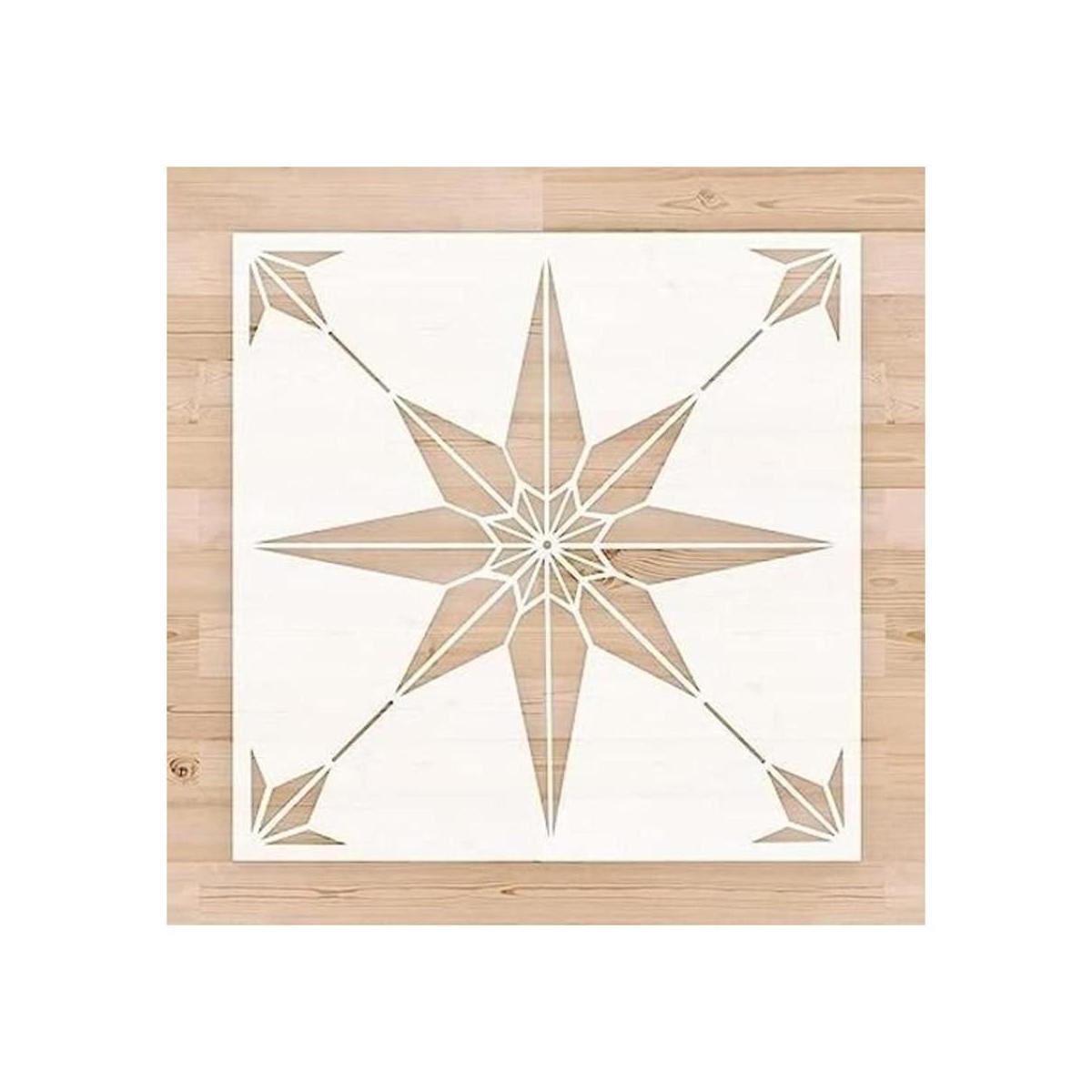 2 plantillas reutilizables para azulejos de 12 x 12