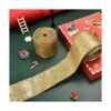 2 rollos de cinta de decoración de Navidad de 20 yardas