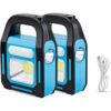 2 unidades 3 en 1 Solar USB Recargable más brillante COB_1