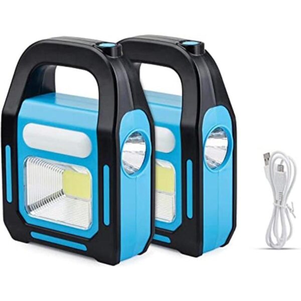 2 unidades 3 en 1 Solar USB Recargable más brillante COB_1