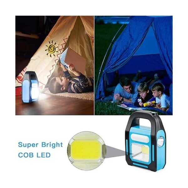 2 unidades 3 en 1 Solar USB Recargable más brillante COB_3