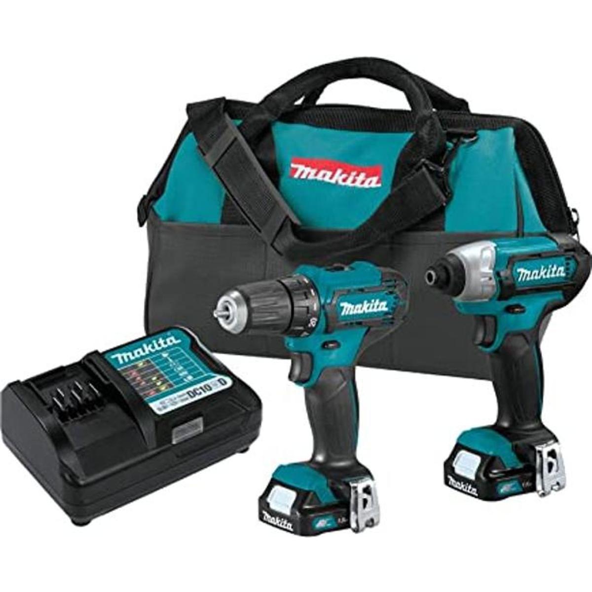 2 taladros inalámbricos CT232 de Makita de 12 voltios Max
