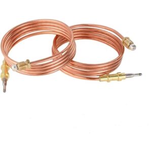 2 termopares de calentador de gas 39.5 pulgadas M8x1