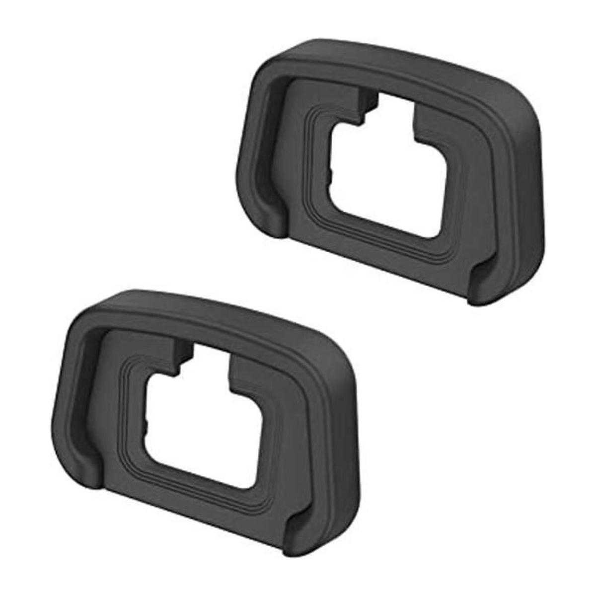 2 unidades de silicona suave visor ocular ocular para