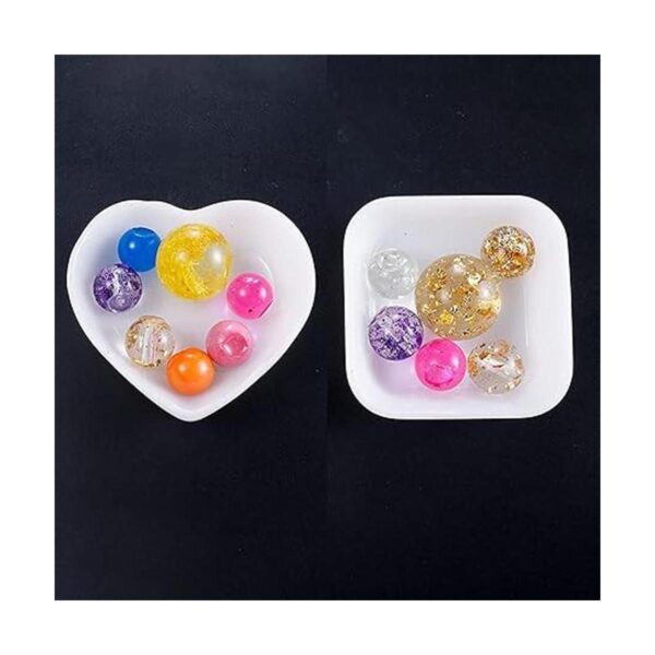 2 unidades de forma de corazón pequeño caja de