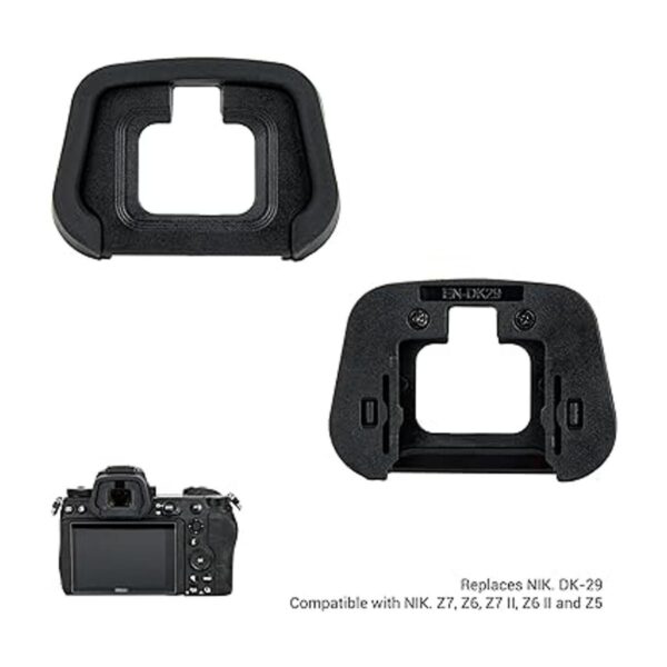 2 unidades de silicona suave visor ocular ocular para_3