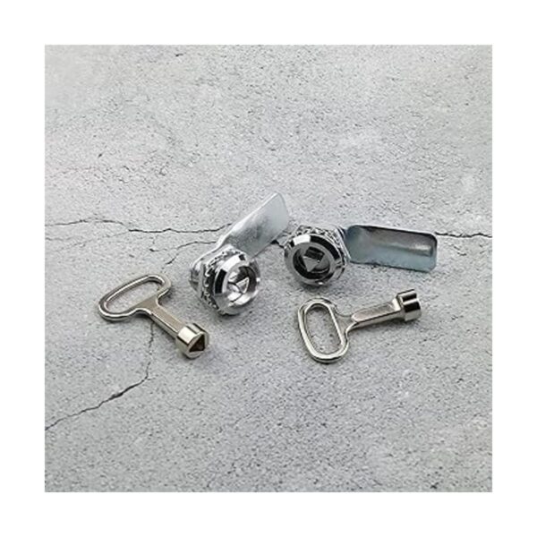 2 unids Cam Lock con triángulo zócalo clave rotación de 90