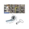 2 unids Cam Lock con triángulo zócalo clave rotación de 90