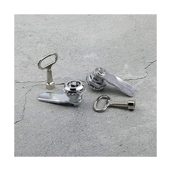 2 unids Cam Lock con triángulo zócalo clave rotación de 90