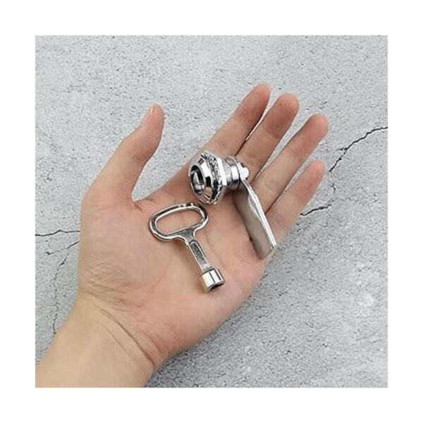2 unids Cam Lock con triángulo zócalo clave rotación de 90
