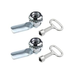 2 unids Cam Lock con triángulo zócalo clave rotación de 90