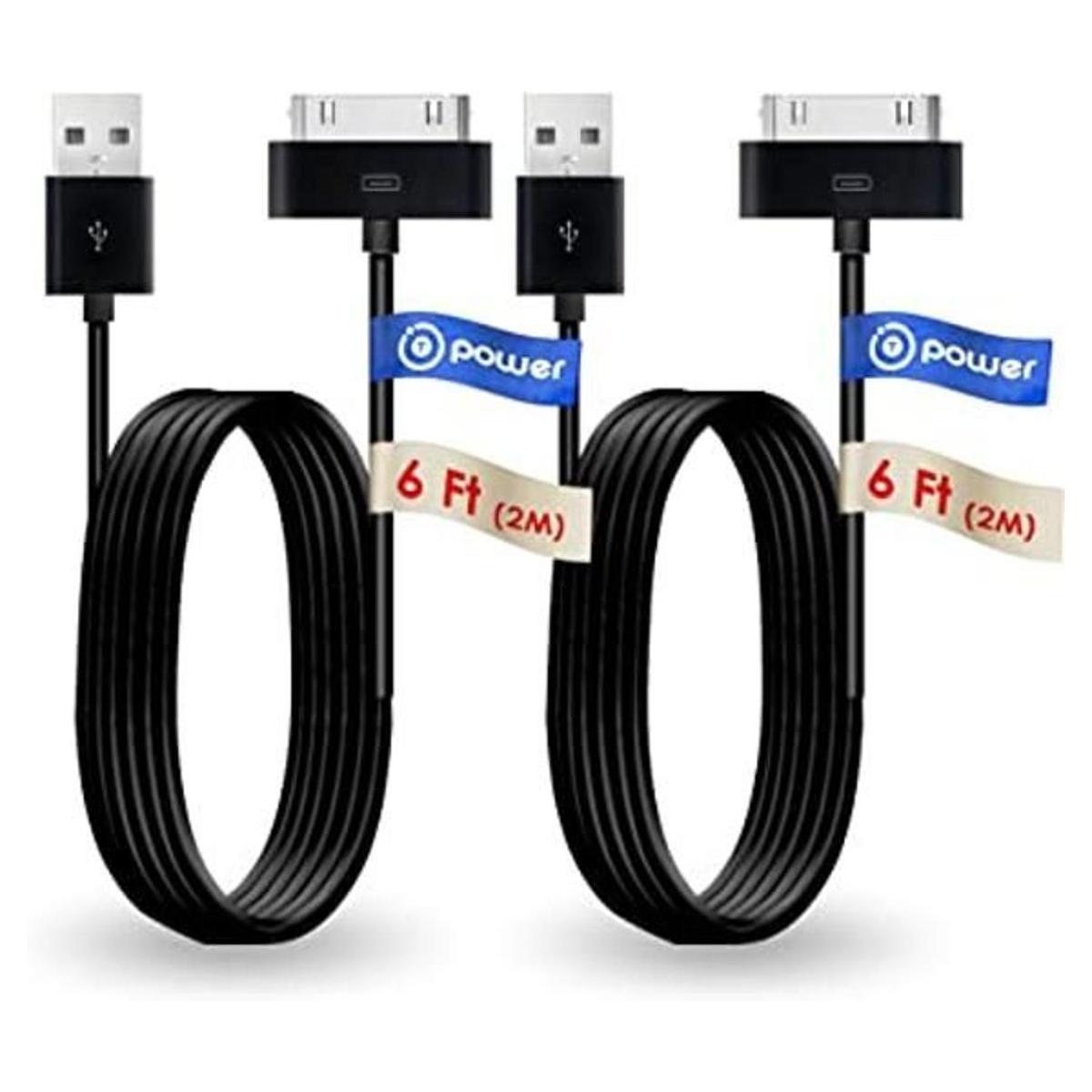 2 x Pcs tpower 30pin 6.6 ft Cable Largo para Samsung