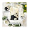 2 velas LED sin llama de Navidad con temporizador de 8_5