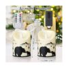 2 velas LED sin llama de Navidad con temporizador de 8_4
