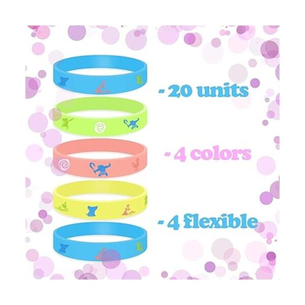 20 PC Harry Potter silicona pulserasniños favores de_3