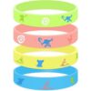 20 PC Harry Potter silicona pulserasniños favores de_5