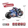 2.4Ghz RC Motocicleta Control Remoto Stunt Drift Bike_6