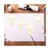 20 adornos colgantes de madera de helado para_3